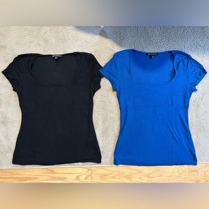 I.N.C. international concepts - Women's Ribbed Square-Neck T-Shirt